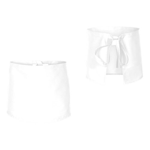 Grembiule da cucina bianco lunghezza 40cm