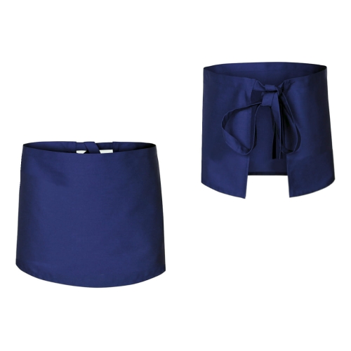Grembiule da cucina blu lungo 40 cm