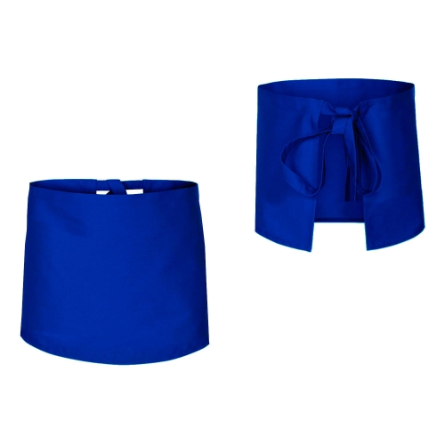 Grembiule da cucina barman blu fiordaliso lunghezza 40 cm