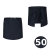 Grembiule da bar lungo 50 cm in colore blu navy.
