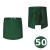 Grembiule da barista lungo verde 50 cm