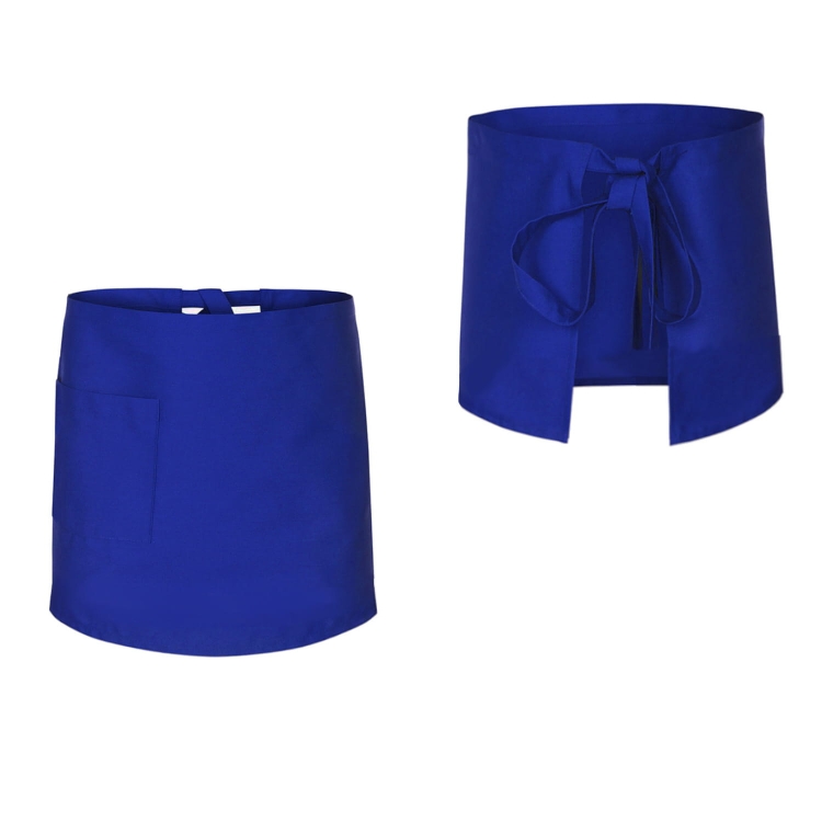 Grembiule da cucina blu lungo 50 cm