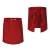 Grembiule da cameriere rosso lunghezza 60 cm