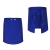 Grembiule da cucina blu di lunghezza 60 cm.