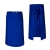 Grembiule da cucina blu a lunghezza di 75 cm.
