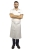 Grembiule bianco da cameriere lunghezza 75 cm