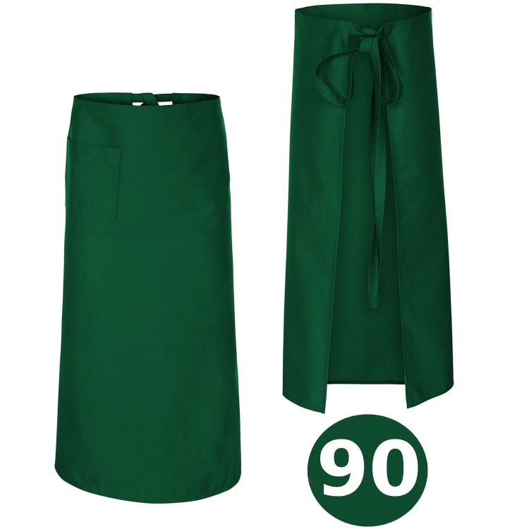 Grembiule da cucina per camerieri e baristi, lunghezza 90 cm.