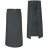 Grembiule da cucina grigio lunghezza 90 cm