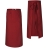 Grembiule da cameriere bordeaux 90 cm