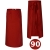 Grembiule da cucina rosso di 90 cm di lunghezza