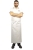 Grembiule da cucina bianco lunghezza 90 cm