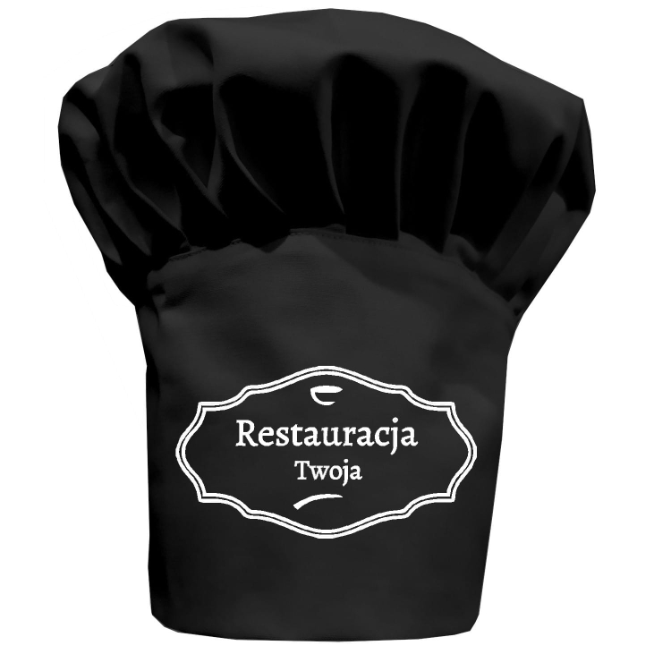 Cappello da cuoco con il nome del tuo ristorante