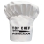 Cappello da chef TOP CHEF con il tuo nome