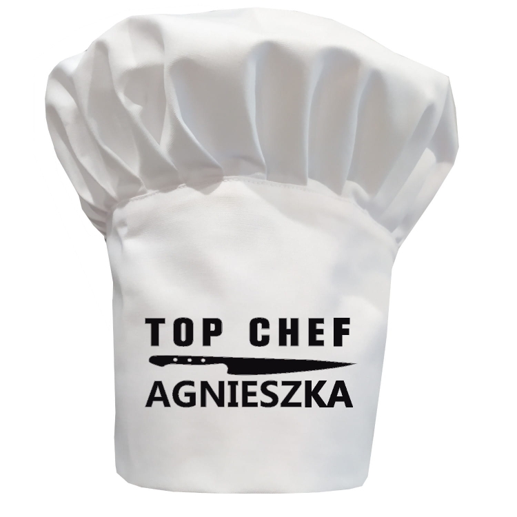 Cappello da chef TOP CHEF con il tuo nome