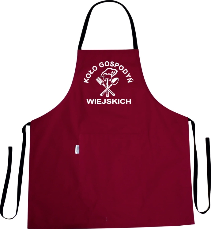 Grembiule da cucina con stampa dell'Associazione delle Donne Rurali