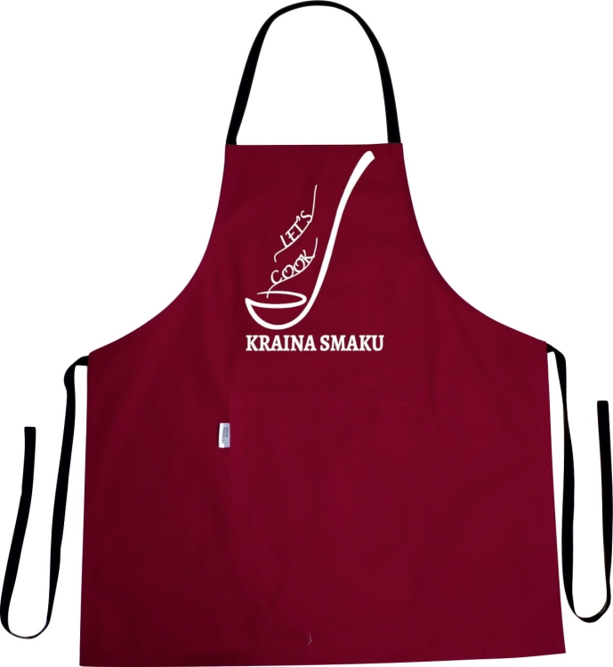 Grembiule da cucina con stampa Let's cook