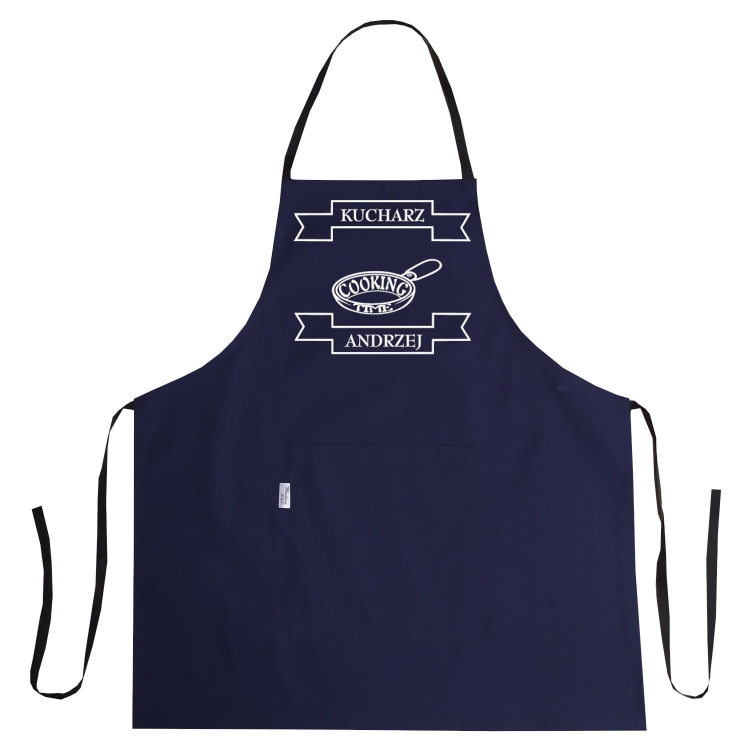 Grembiule con stampa Cooking Time in cucina