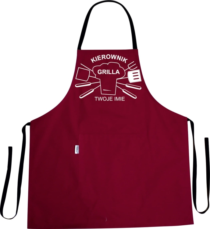 Grembiule con stampa Capo Griglia