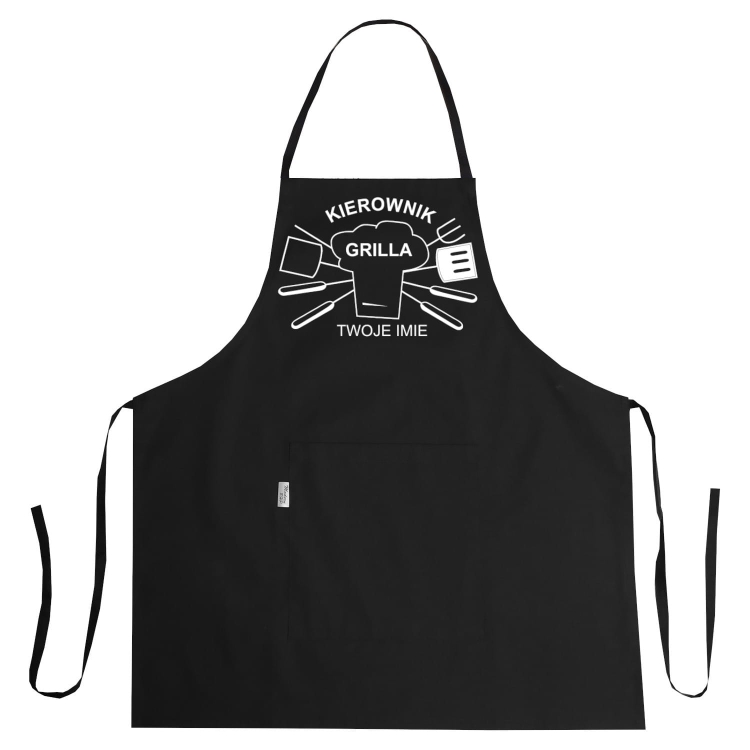 Grembiule da cucina con stampa "Capo Griglia"