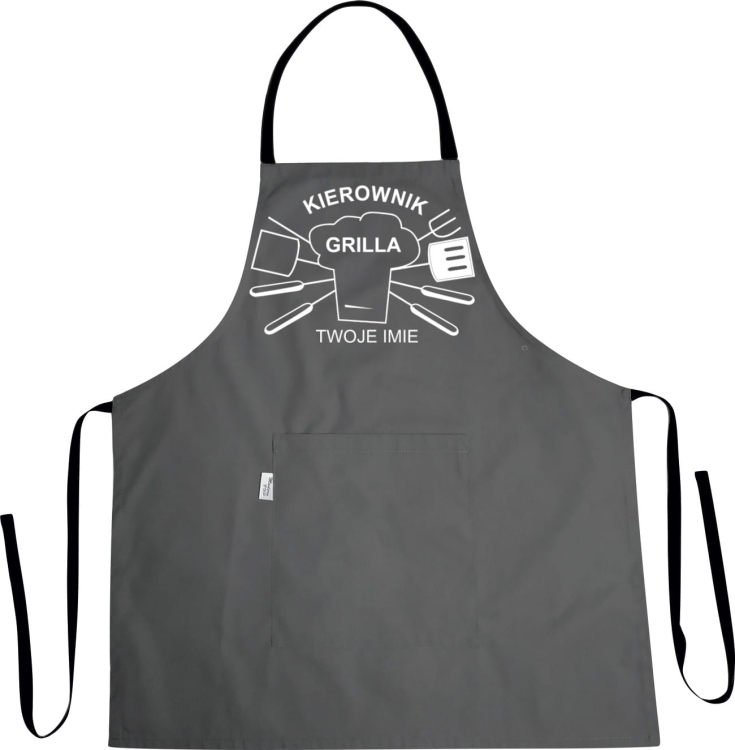 Manager del barbecue su grembiule da cucina