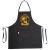 Grembiule da parrucchiere con grafica 'Gentleman Barber'