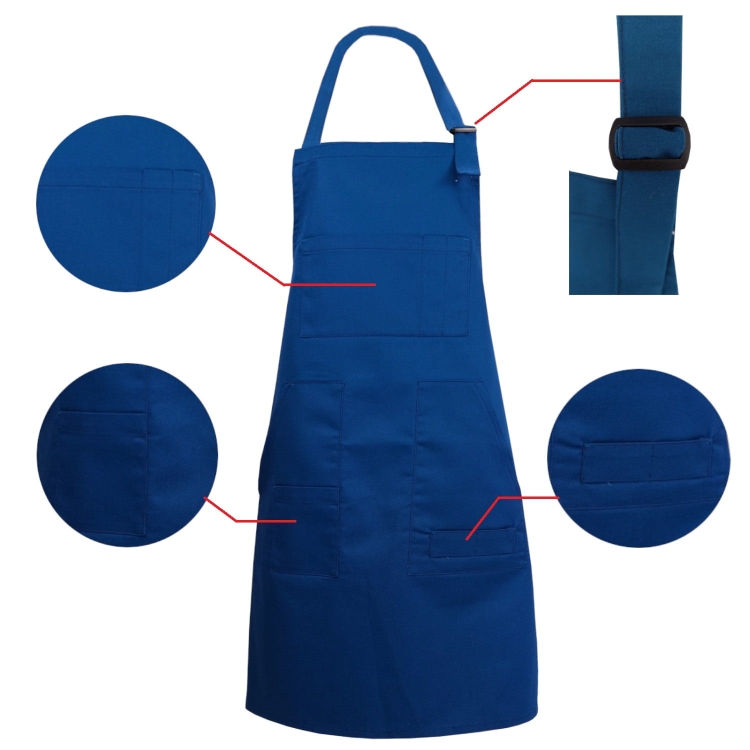 Grembiule protettivo blu