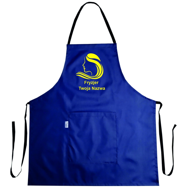 Grembiule con grafica 'Barbiere d'Oro' impermeabile