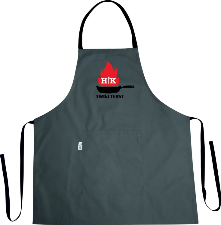 Grembiule da cucina con grafica "Hells Kitchen" + Il tuo messaggio
