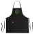 Grembiule da cucina 'Cibo vegano puro' con logo