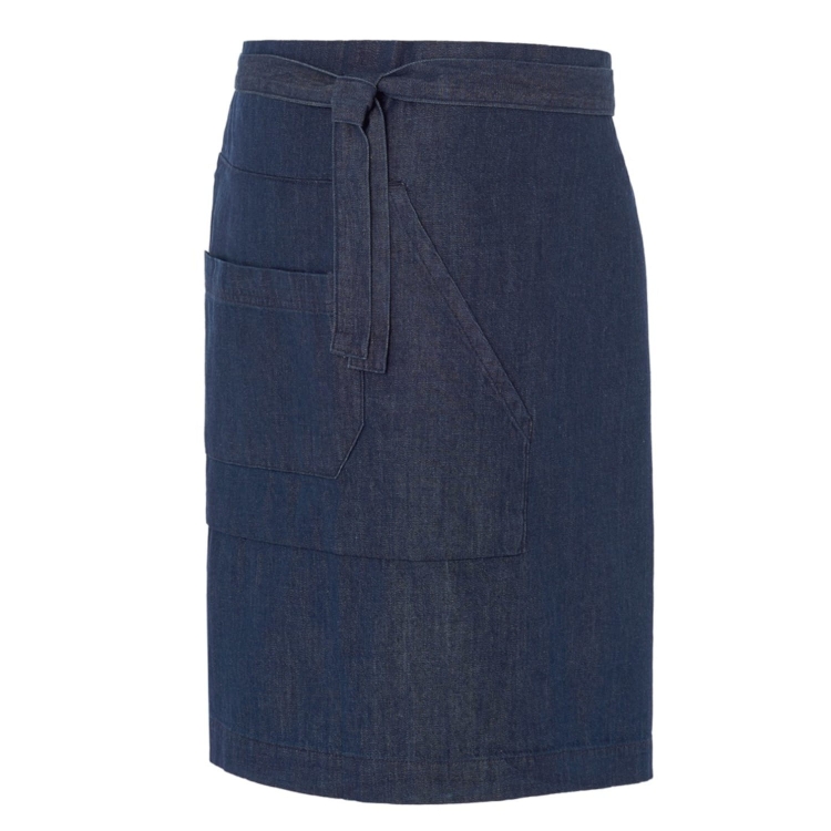 Grembiule da barista 50cm realizzato in denim.