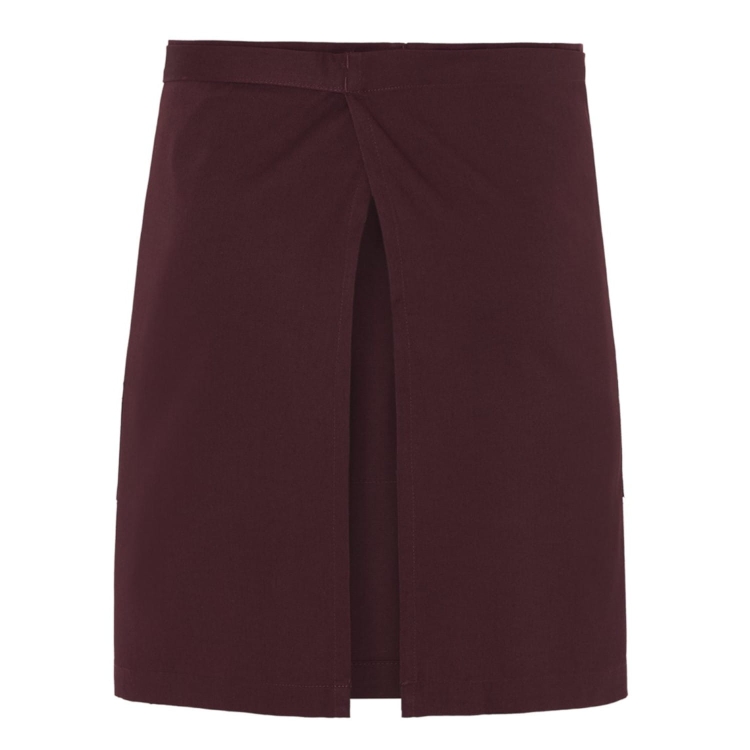 Grembiule da bar in colore prugna per camerieri.