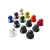 Bottoni a sfera in vari colori, 10 pezzi.