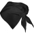 foulard triangolare nero