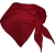 Foulard triangolare bordeaux