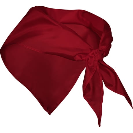 Foulard triangolare bordeaux