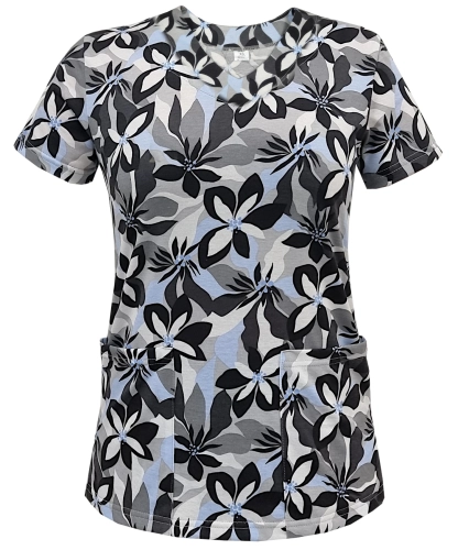 Wzór W2 bluza medyczna z elastycznej bawełny