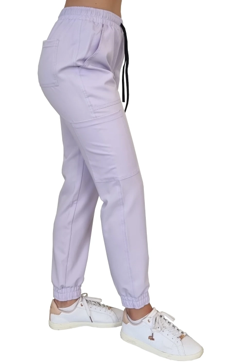 Joggery medyczne Casual Premium w kolorze wrzosowym