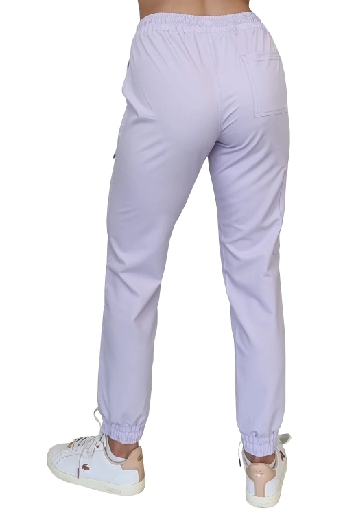 Kolor wrzosowy joggery medyczne Casual Premium