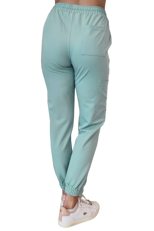 Casual Premium joggery medyczne w kolorze miętowym