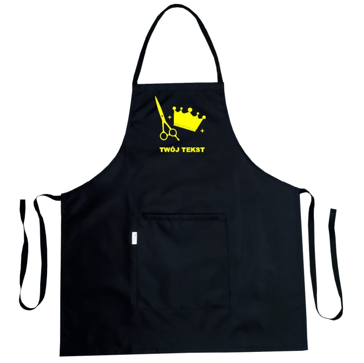 Fartuch fryzjerski wodoodporny z grafiką