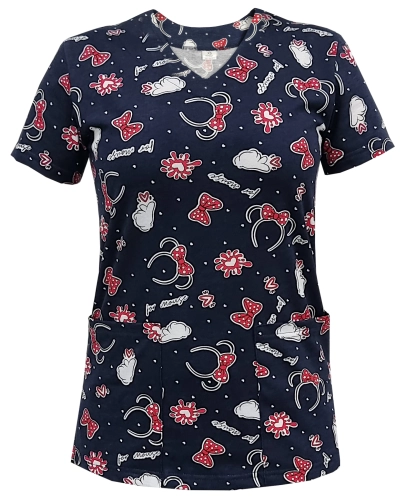 Damski komplet medyczny w kolorowe wzory