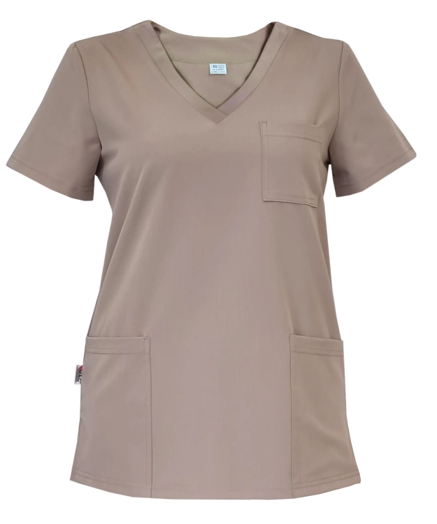 Casual premium komplet medyczny beżowy