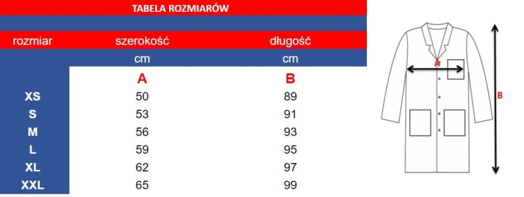 Fartuch roboczy damski z krótkim rękawem w kolorze zielono białym