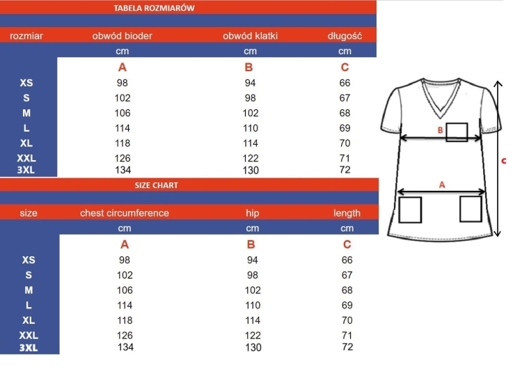 Czarny damski komplet medyczny BASIC PREMIUM