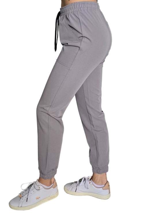 Ciemnoszare joggery medyczne Casual Premium