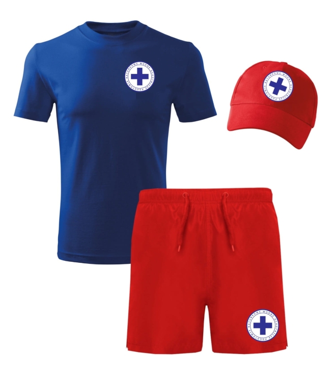 Completo SALVATORE con cappello, maglietta e pantaloni.