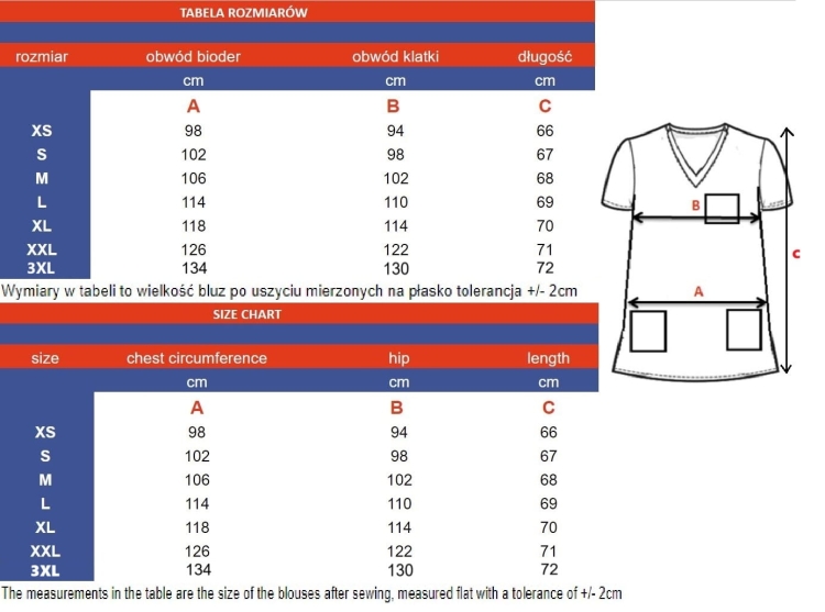 Damski scrubs CASUAL PREMIUM – ciemny granatowy komplet medyczny