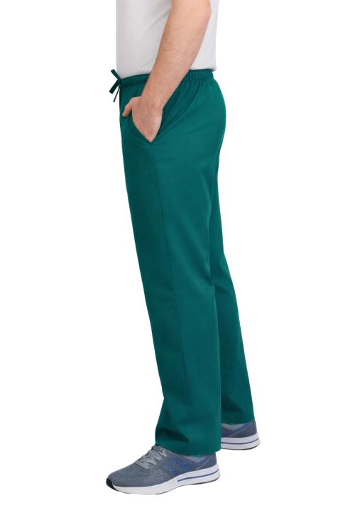 Pantaloni medici da uomo CLINIC in colore verde mare