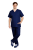 Pantaloni medici da uomo in colore blu navy