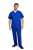 Pantaloni medici CLINIC da uomo in colore blu cobalto.